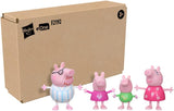 Hasbro - Peppa Pig Peppa's Adventures - Conjunto de 4 figuras da família em pijamas, a partir de 3 anos