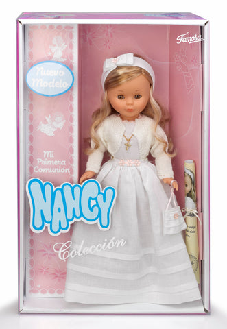 Muñeca Nancy Comunión con el pelo rubio